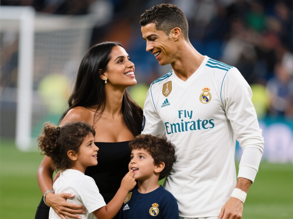 另一位足坛巨星克里斯蒂亚诺·罗纳尔多（C